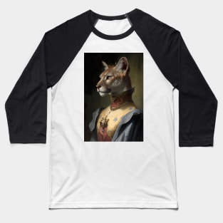 Cougar Countess Calssic Portrait Baseball T-Shirt